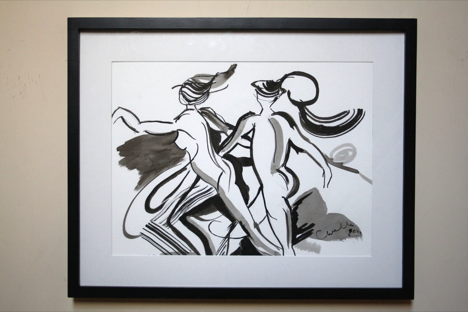 Liefdevol inktschilderij