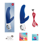 Fun Factory Lady Bi rabbit vibrator blauw compleet met verpakking en USB-oplaadkabel