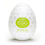 Tenga Easy Beat Egg Clicker wit met groen label en cirkelpatroon